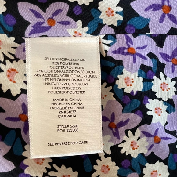 CAbi navy tweed trench coat - size 4 - Picture 5 of 15